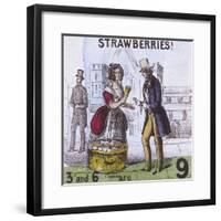 Strawberries!, Cries of London, C1840-TH Jones-Framed Giclee Print