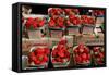 Strawberries for Sale at Weekly Market, Arles, Bouches-Du-Rhone, Provence-Alpes-Cote D'Azur, France-null-Framed Stretched Canvas