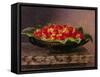 Strawberries in a Greek Kylix-Johan Laurentz Jensen-Framed Stretched Canvas