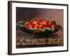 Strawberries in a Greek Kylix-Johan Laurentz Jensen-Framed Giclee Print