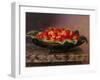 Strawberries in a Greek Kylix-Johan Laurentz Jensen-Framed Giclee Print