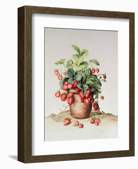 Strawberries in a Pot, 1998-Amelia Kleiser-Framed Giclee Print