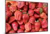 Strawberries (Pile) Art Poster Print-null-Mounted Poster