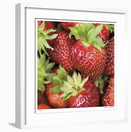 Strawberries-Stacy Bass-Framed Giclee Print
