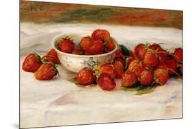 Strawberries-Pierre-Auguste Renoir-Mounted Giclee Print