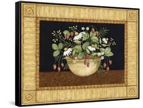 Strawberries-Robin Betterley-Framed Stretched Canvas