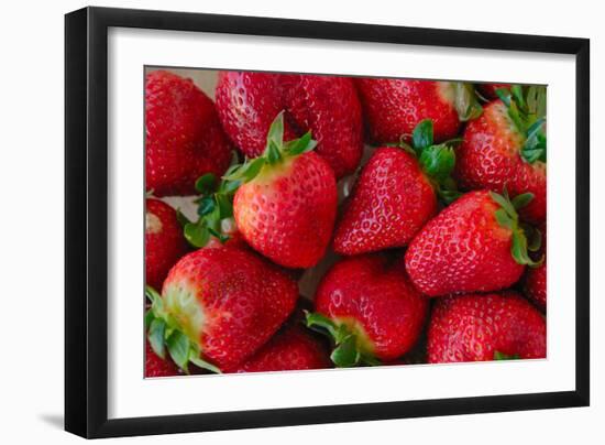 Strawberrries-monysasi-Framed Photographic Print