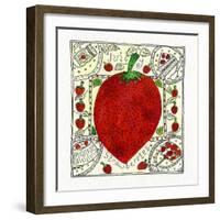 Strawberry, 1992-Julie Nicholls-Framed Giclee Print