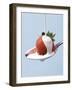 Strawberry and Cream-Steve Lupton-Framed Photographic Print