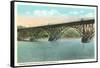 Strawberry Bridge and Boathouse, Philadelphia-null-Framed Stretched Canvas