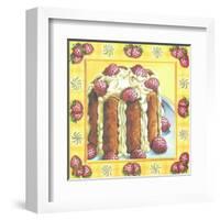 Strawberry Cake-Urpina-Framed Art Print