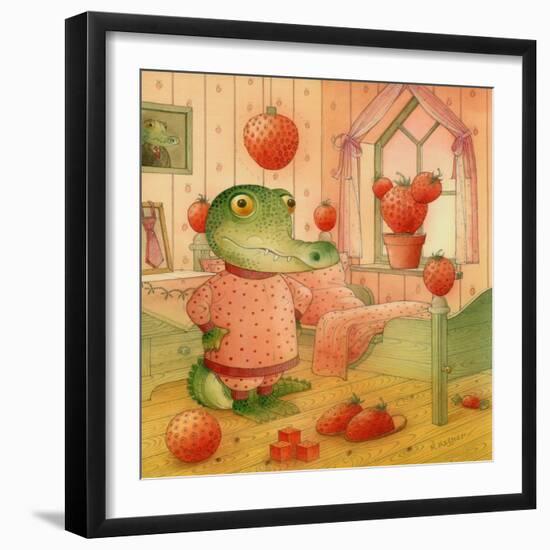 Strawberry Day, 2006-Kestutis Kasparavicius-Framed Giclee Print