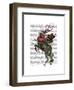 Strawberry Deer-Fab Funky-Framed Art Print