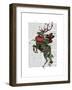 Strawberry Deer-Fab Funky-Framed Art Print