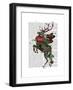 Strawberry Deer-Fab Funky-Framed Art Print