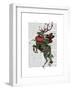 Strawberry Deer-Fab Funky-Framed Art Print