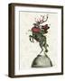 Strawberry Deer-Fab Funky-Framed Art Print