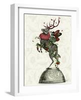 Strawberry Deer-Fab Funky-Framed Art Print