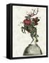 Strawberry Deer-Fab Funky-Framed Stretched Canvas