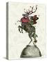 Strawberry Deer-Fab Funky-Stretched Canvas