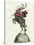 Strawberry Deer-Fab Funky-Stretched Canvas
