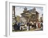 Strawberry Festival at Pantheon in Rome-Achille Pinelli-Framed Giclee Print