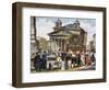 Strawberry Festival at Pantheon in Rome-Achille Pinelli-Framed Giclee Print