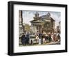 Strawberry Festival at Pantheon in Rome-Achille Pinelli-Framed Giclee Print