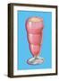 Strawberry Float-null-Framed Art Print