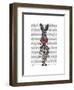 Strawberry Hare-Fab Funky-Framed Art Print