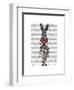 Strawberry Hare-Fab Funky-Framed Art Print