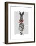 Strawberry Hare-Fab Funky-Framed Art Print