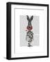 Strawberry Hare-Fab Funky-Framed Art Print