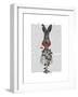 Strawberry Hare-Fab Funky-Framed Art Print