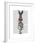 Strawberry Hare-Fab Funky-Framed Art Print