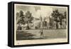 Strawberry Hill, Twickenham, London, the Seat of the Honourable Horace Walpole-Edward Dayes-Framed Stretched Canvas