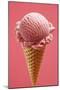 Strawberry Ice Cream Cone-Marc O^ Finley-Mounted Premium Photographic Print