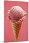 Strawberry Ice Cream Cone-Marc O^ Finley-Mounted Photographic Print