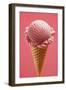 Strawberry Ice Cream Cone-Marc O^ Finley-Framed Photographic Print