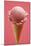 Strawberry Ice Cream Cone-Marc O^ Finley-Mounted Photographic Print