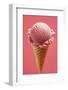 Strawberry Ice Cream Cone-Marc O^ Finley-Framed Photographic Print