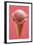 Strawberry Ice Cream Cone-Marc O^ Finley-Framed Photographic Print