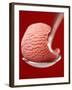 Strawberry Ice Cream on a Spoon-Marc O^ Finley-Framed Photographic Print