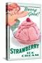 Strawberry Ice Cream-null-Stretched Canvas