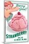 Strawberry Ice Cream-Found Image Press-Mounted Giclee Print