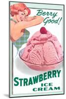 Strawberry Ice Cream-Found Image Press-Mounted Giclee Print