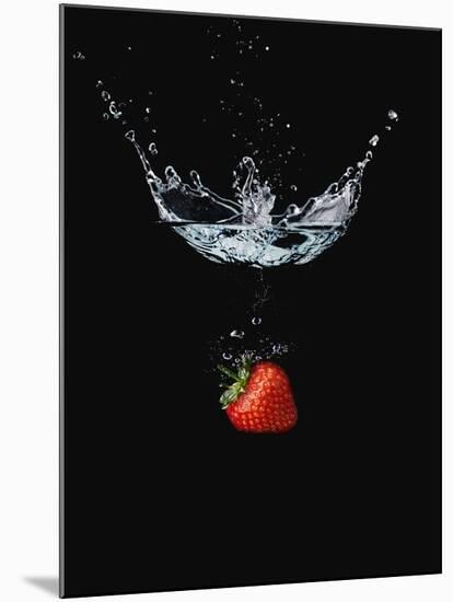 Strawberry in Water-John Smith-Mounted Photographic Print