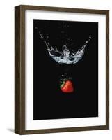 Strawberry in Water-John Smith-Framed Photographic Print