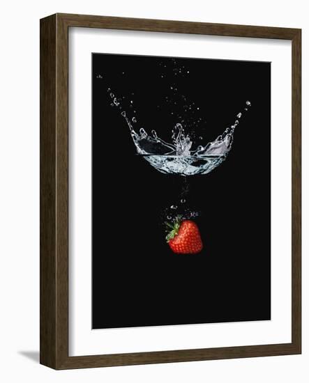 Strawberry in Water-John Smith-Framed Photographic Print