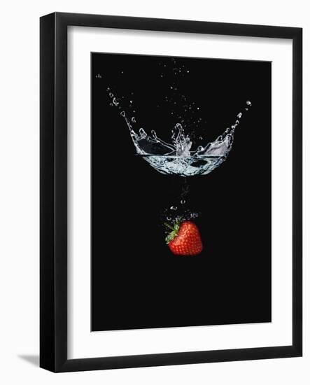 Strawberry in Water-John Smith-Framed Photographic Print